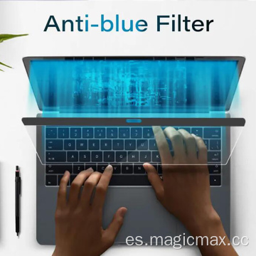 Protector de pantalla de luz anti azul de PET